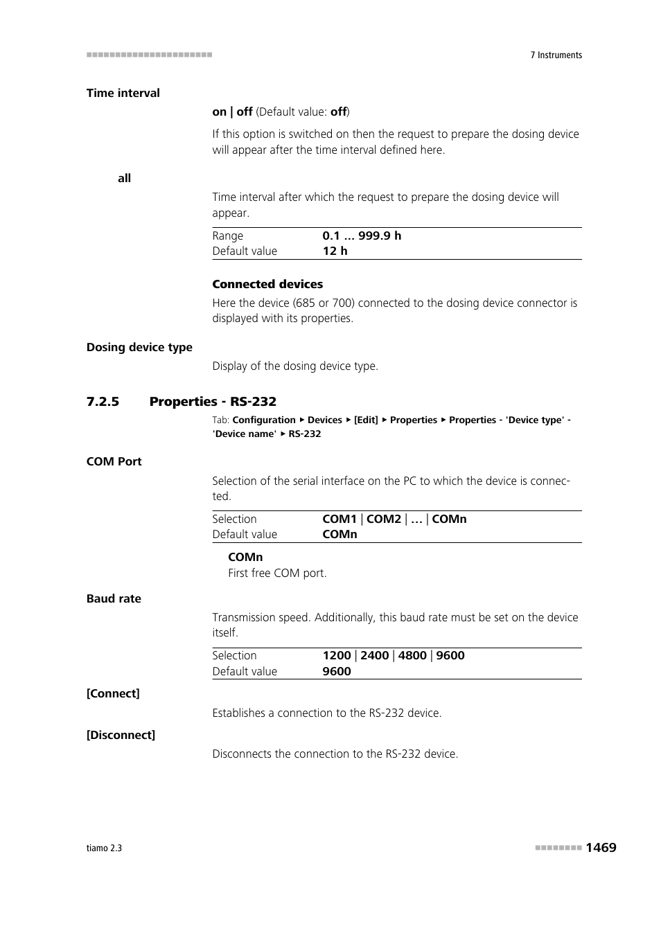 5 properties - rs-232, Properties - rs-232 9, Rs-232 | Metrohm tiamo 2.3 Manual User Manual | Page 1485 / 1697