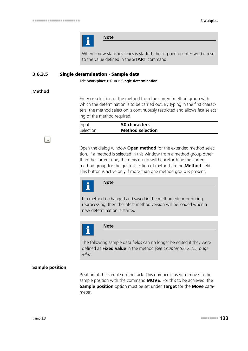 5 single determination - sample data, Enter sample data, Single determination - sample data | Metrohm tiamo 2.3 Manual User Manual | Page 149 / 1697