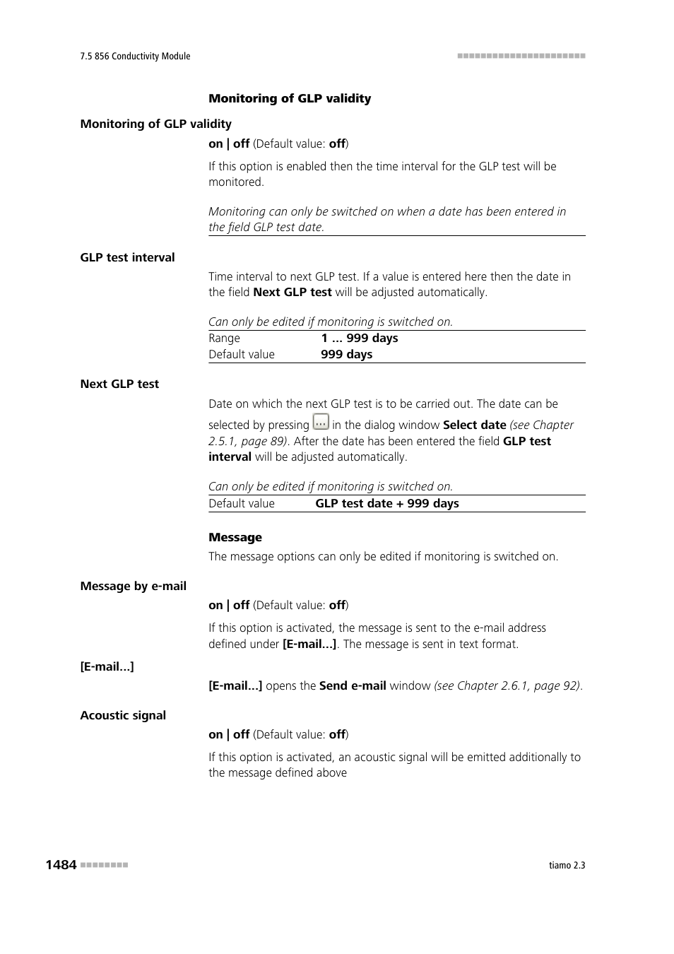 Metrohm tiamo 2.3 Manual User Manual | Page 1500 / 1697