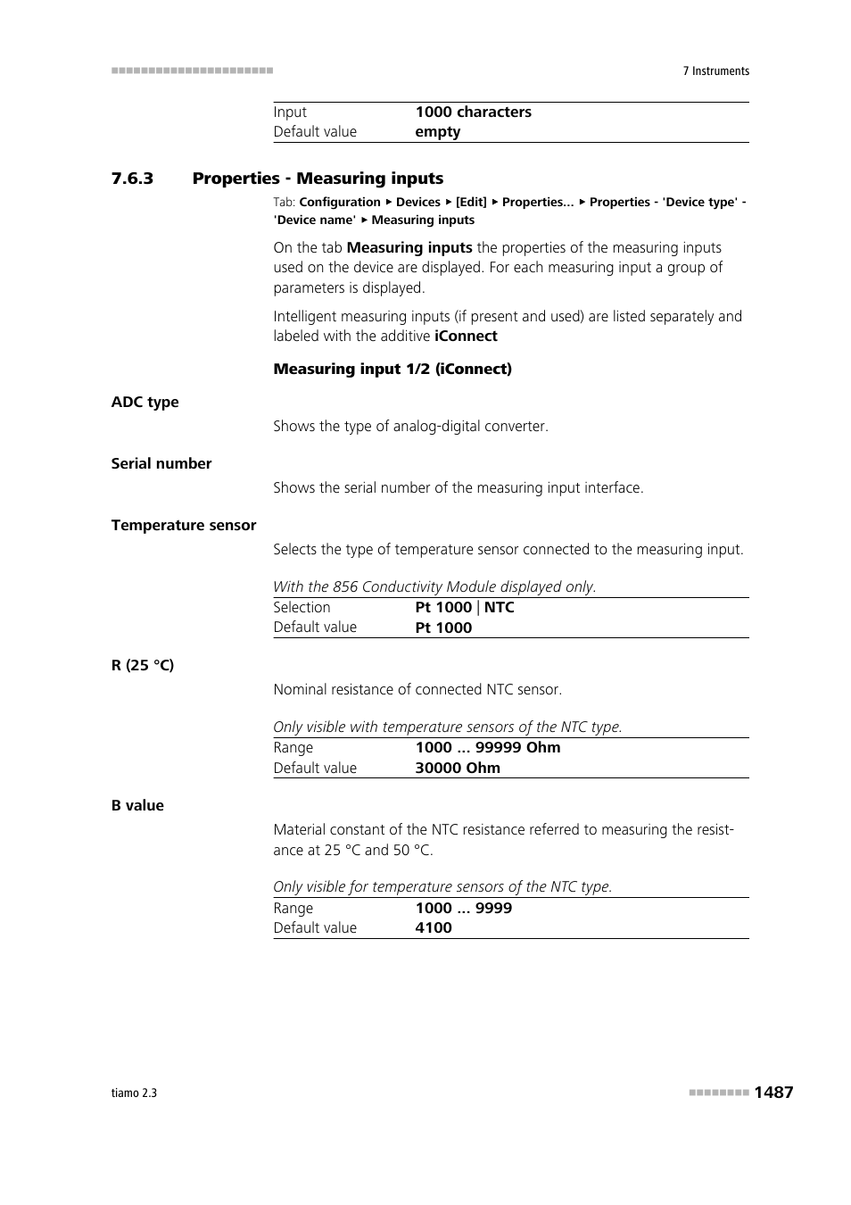 3 properties - measuring inputs, Properties - measuring inputs 7 | Metrohm tiamo 2.3 Manual User Manual | Page 1503 / 1697