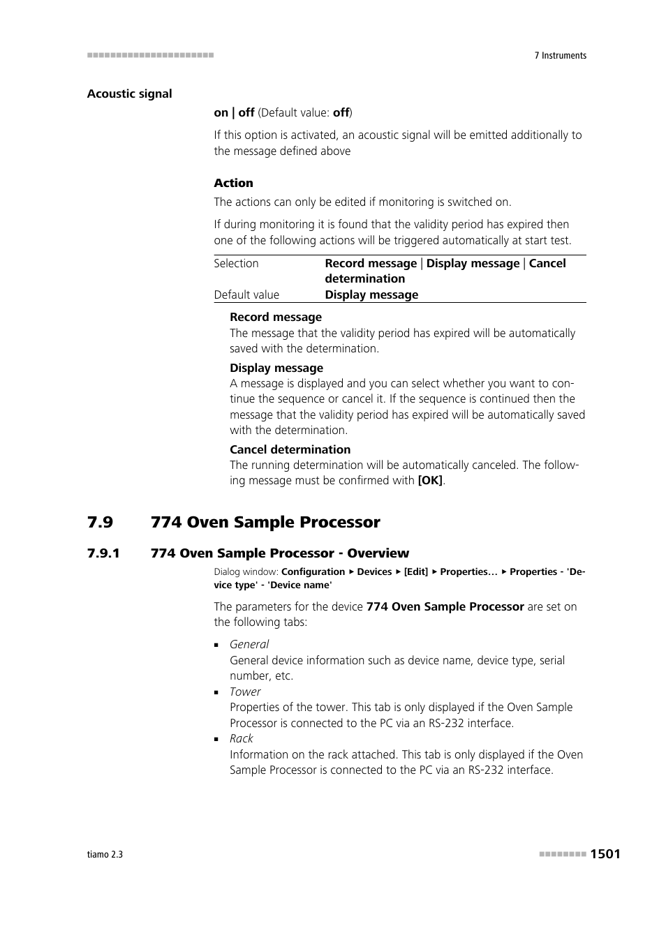 9 774 oven sample processor, 1 774 oven sample processor - overview, 774 oven sample processor 1 | 774 oven sample processor - overview 1, 774 oven sample processor | Metrohm tiamo 2.3 Manual User Manual | Page 1517 / 1697