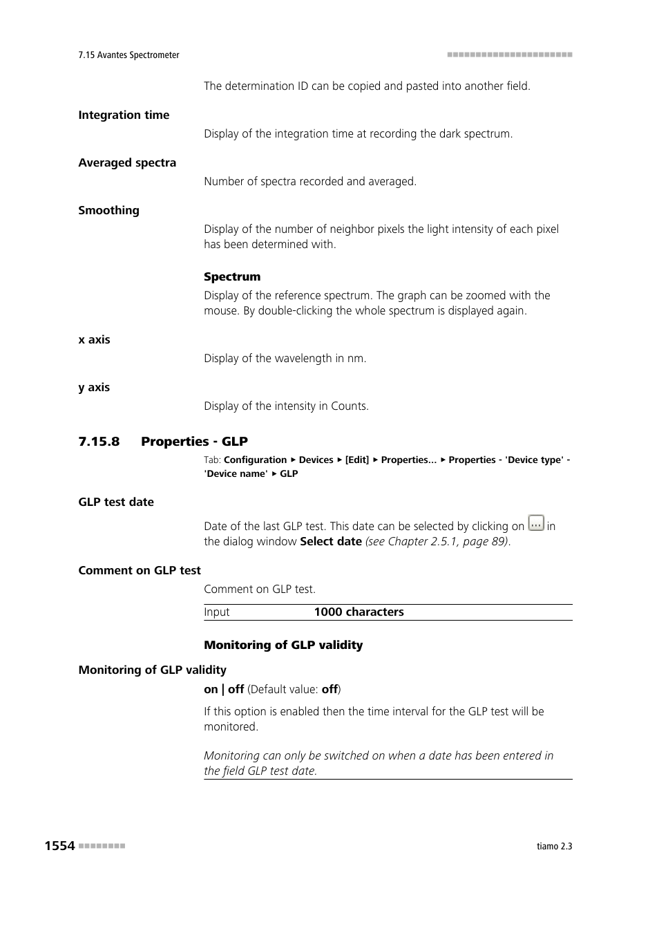 8 properties - glp, Properties - glp 4 | Metrohm tiamo 2.3 Manual User Manual | Page 1570 / 1697