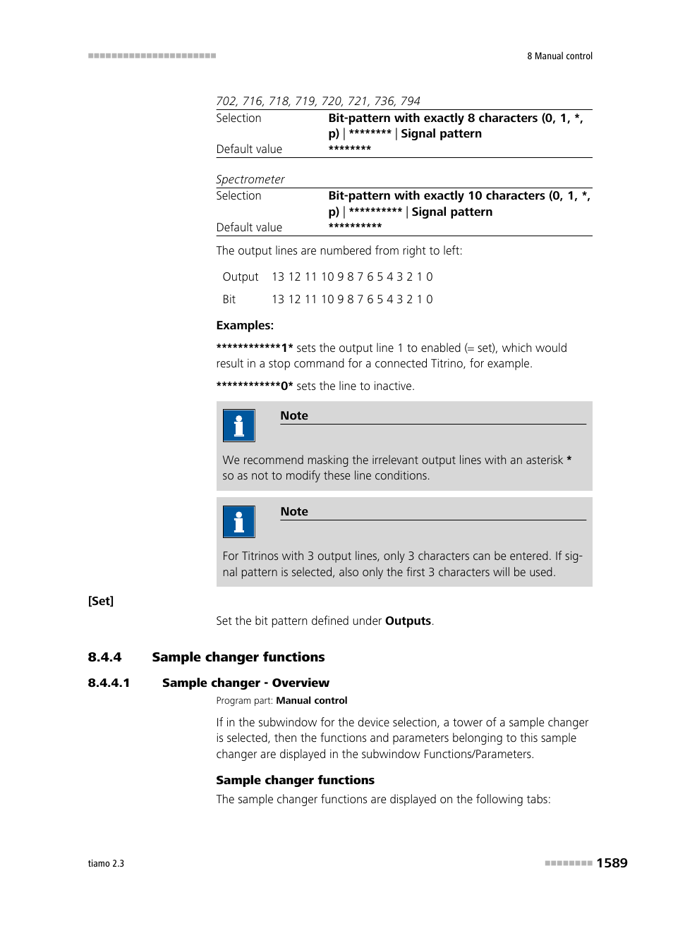 4 sample changer functions, 1 sample changer - overview, Sample changer functions 9 | Metrohm tiamo 2.3 Manual User Manual | Page 1605 / 1697