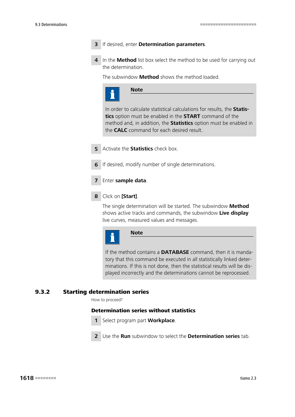 2 starting determination series, Starting determination series 8 | Metrohm tiamo 2.3 Manual User Manual | Page 1634 / 1697