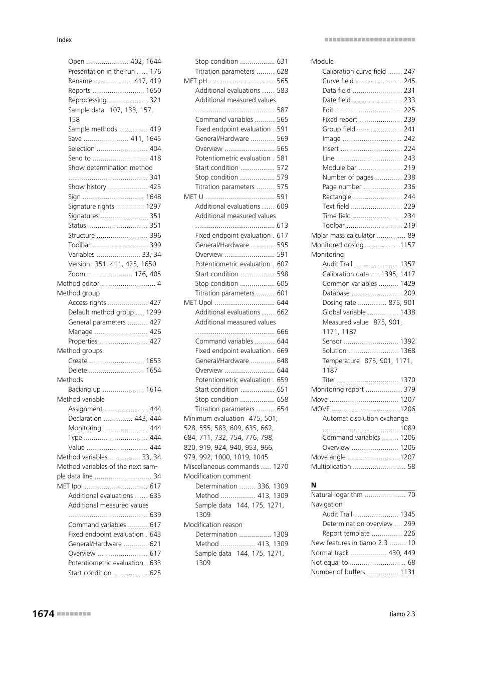 Metrohm tiamo 2.3 Manual User Manual | Page 1690 / 1697