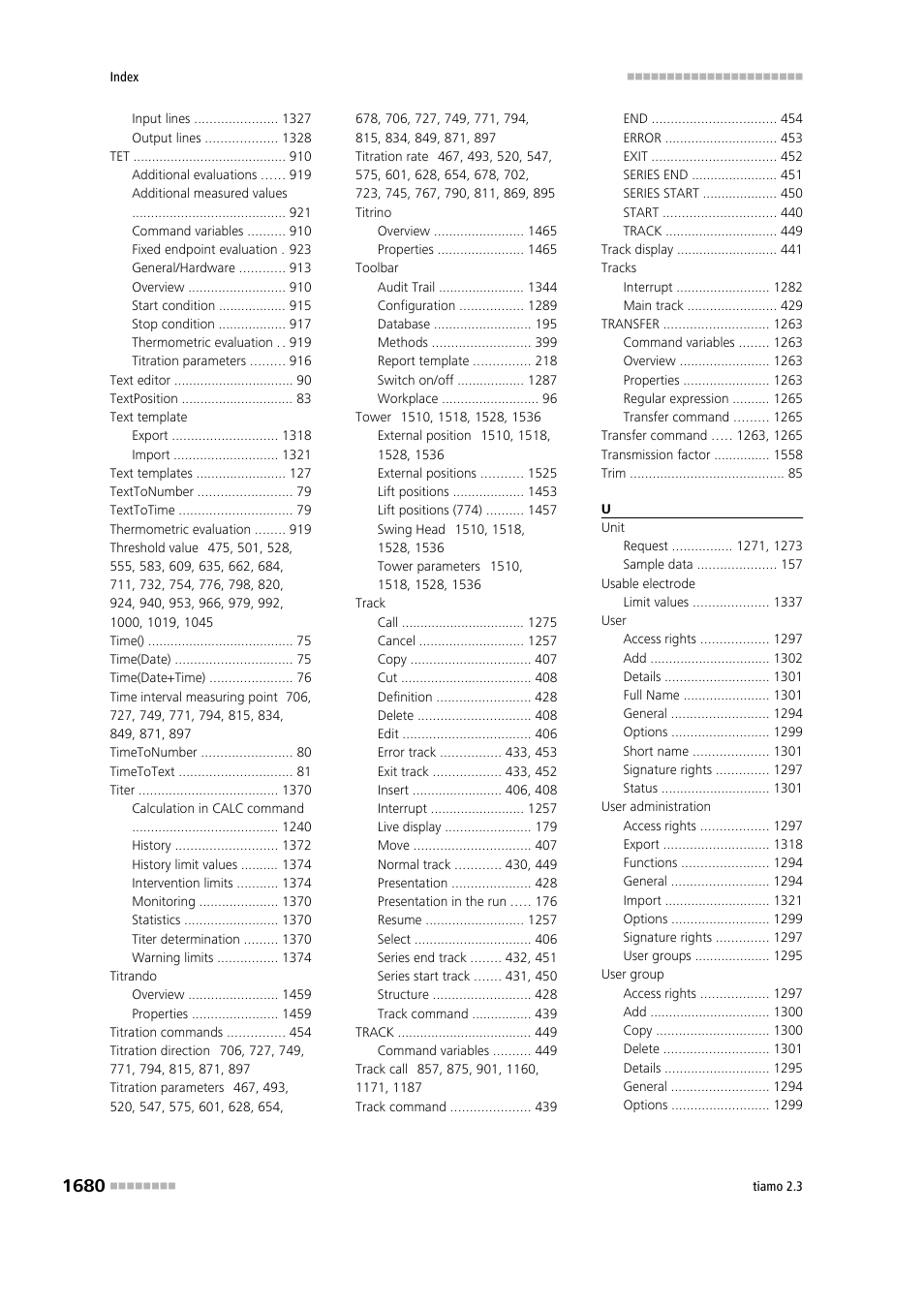 Metrohm tiamo 2.3 Manual User Manual | Page 1696 / 1697