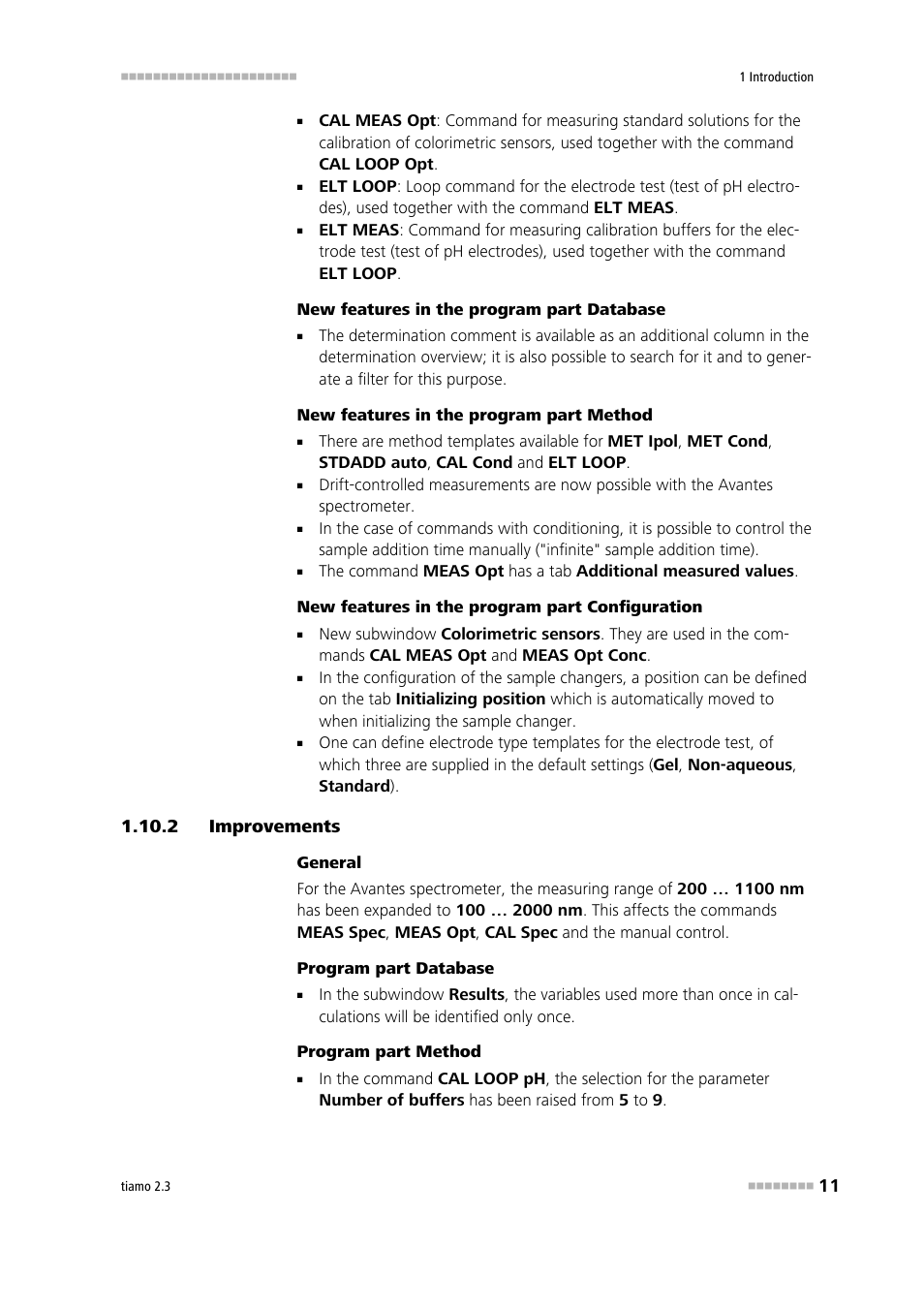 2 improvements, Improvements | Metrohm tiamo 2.3 Manual User Manual | Page 27 / 1697