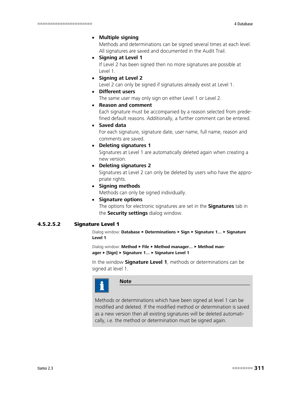 2 signature level 1 | Metrohm tiamo 2.3 Manual User Manual | Page 327 / 1697