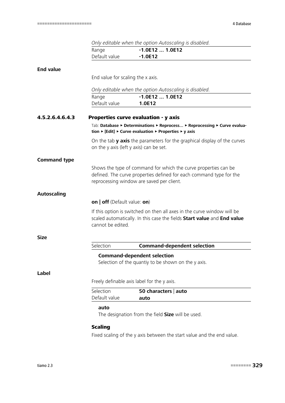 3 properties curve evaluation - y axis | Metrohm tiamo 2.3 Manual User Manual | Page 345 / 1697