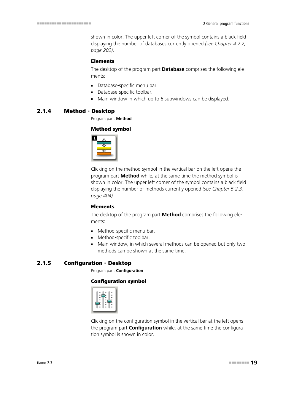 4 method - desktop, 5 configuration - desktop, Method - desktop | Configuration - desktop, Method, Configura, Tion | Metrohm tiamo 2.3 Manual User Manual | Page 35 / 1697