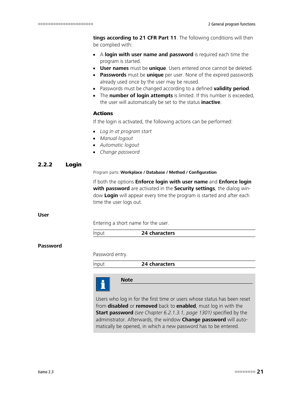 2 login, Login | Metrohm tiamo 2.3 Manual User Manual | Page 37 / 1697