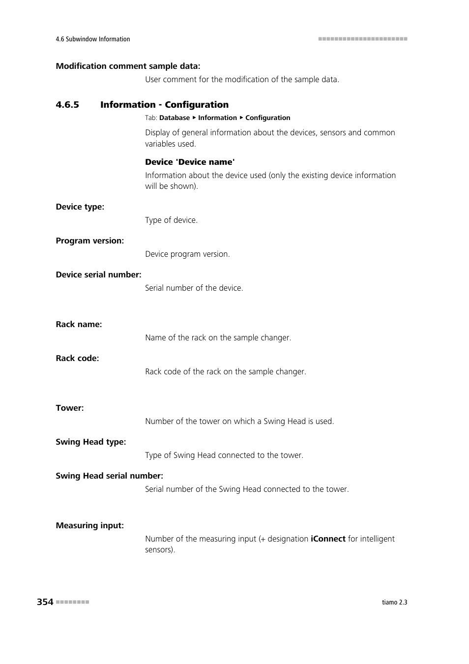 5 information - configuration, Information - configuration, Configuration | Metrohm tiamo 2.3 Manual User Manual | Page 370 / 1697