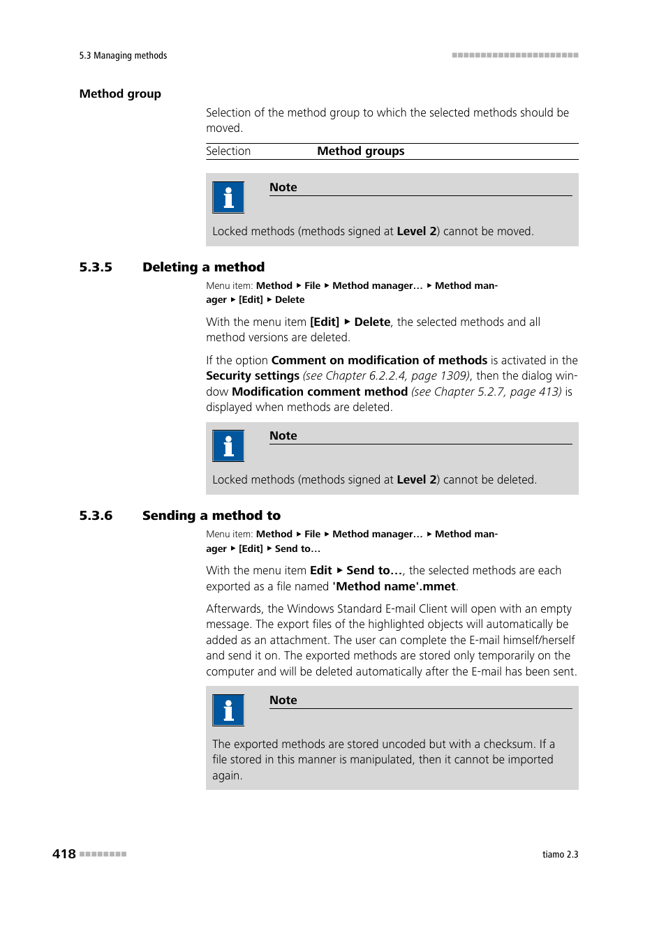 5 deleting a method, 6 sending a method to, Deleting a method | Sending a method to | Metrohm tiamo 2.3 Manual User Manual | Page 434 / 1697