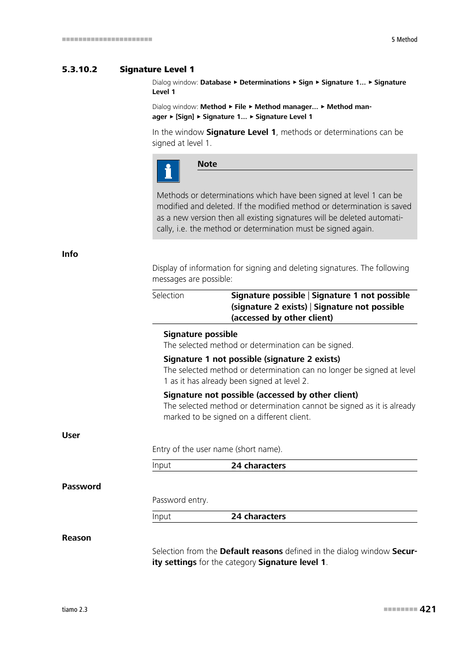 2 signature level 1 | Metrohm tiamo 2.3 Manual User Manual | Page 437 / 1697