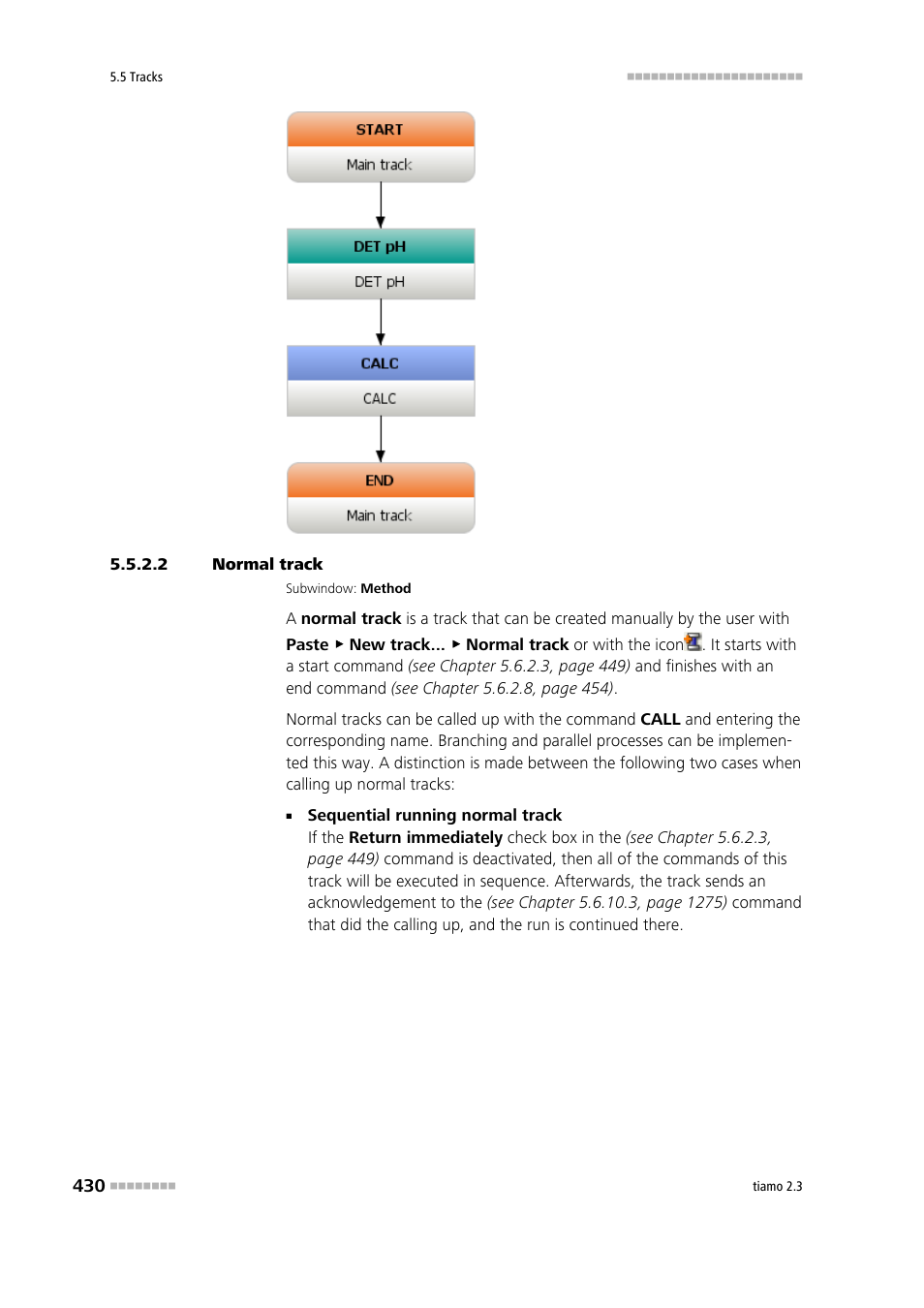 2 normal track, Normal track | Metrohm tiamo 2.3 Manual User Manual | Page 446 / 1697