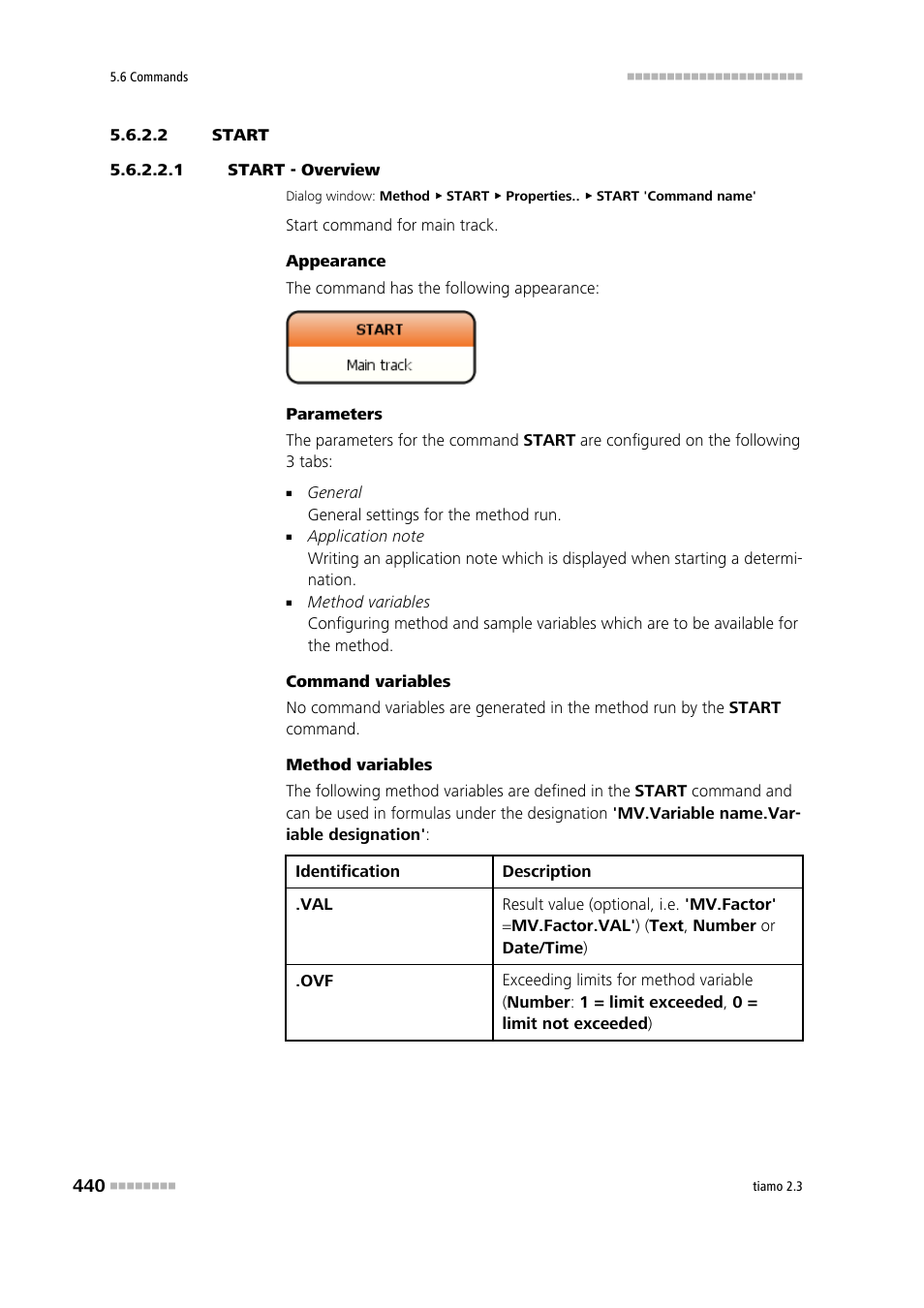 2 start, 1 start - overview, Start | Metrohm tiamo 2.3 Manual User Manual | Page 456 / 1697