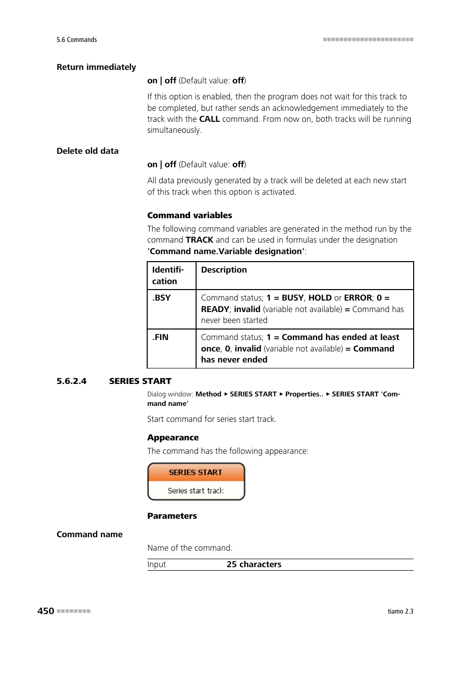 4 series start, Series start | Metrohm tiamo 2.3 Manual User Manual | Page 466 / 1697