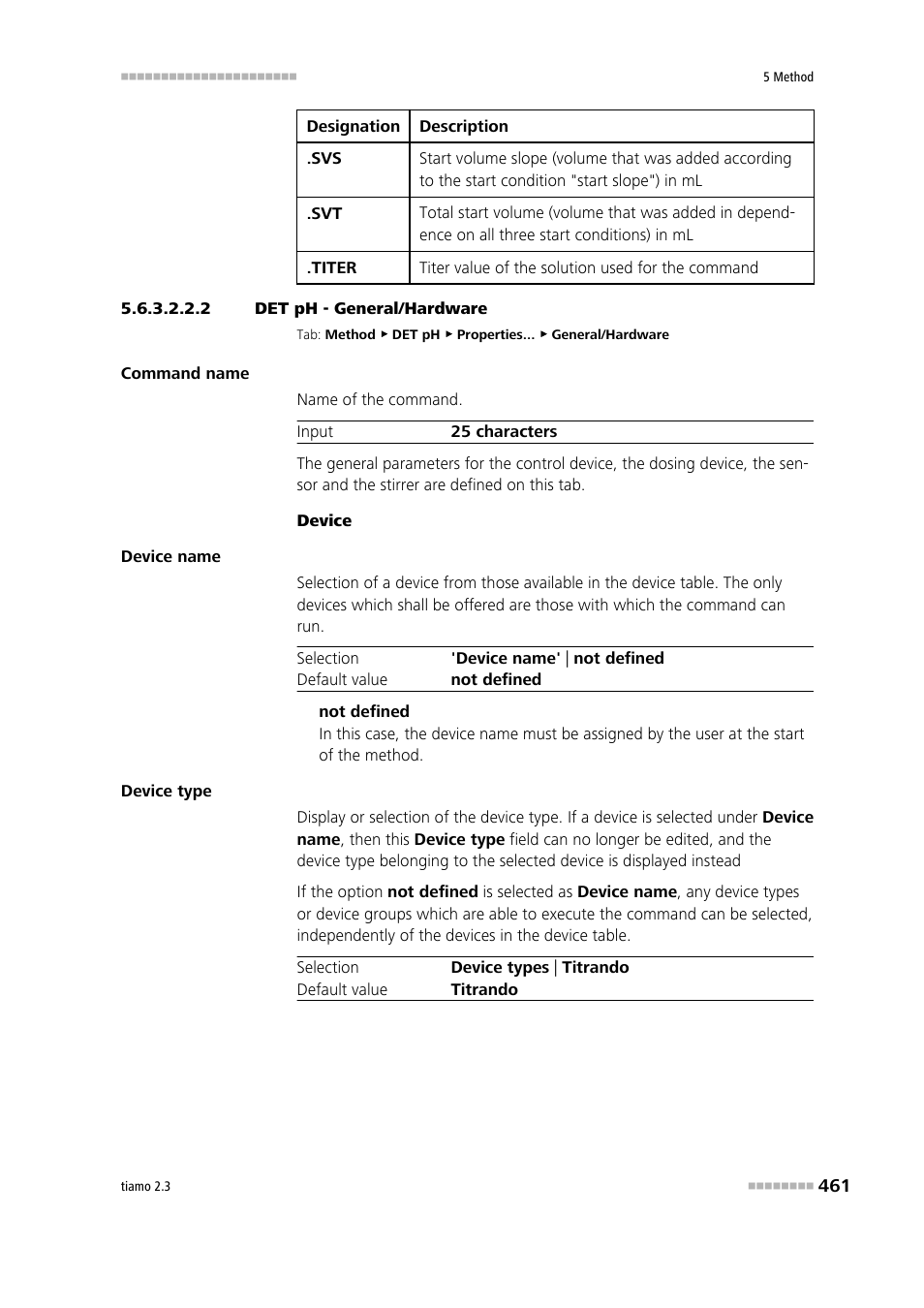 2 det ph - general/hardware, General/hardware | Metrohm tiamo 2.3 Manual User Manual | Page 477 / 1697