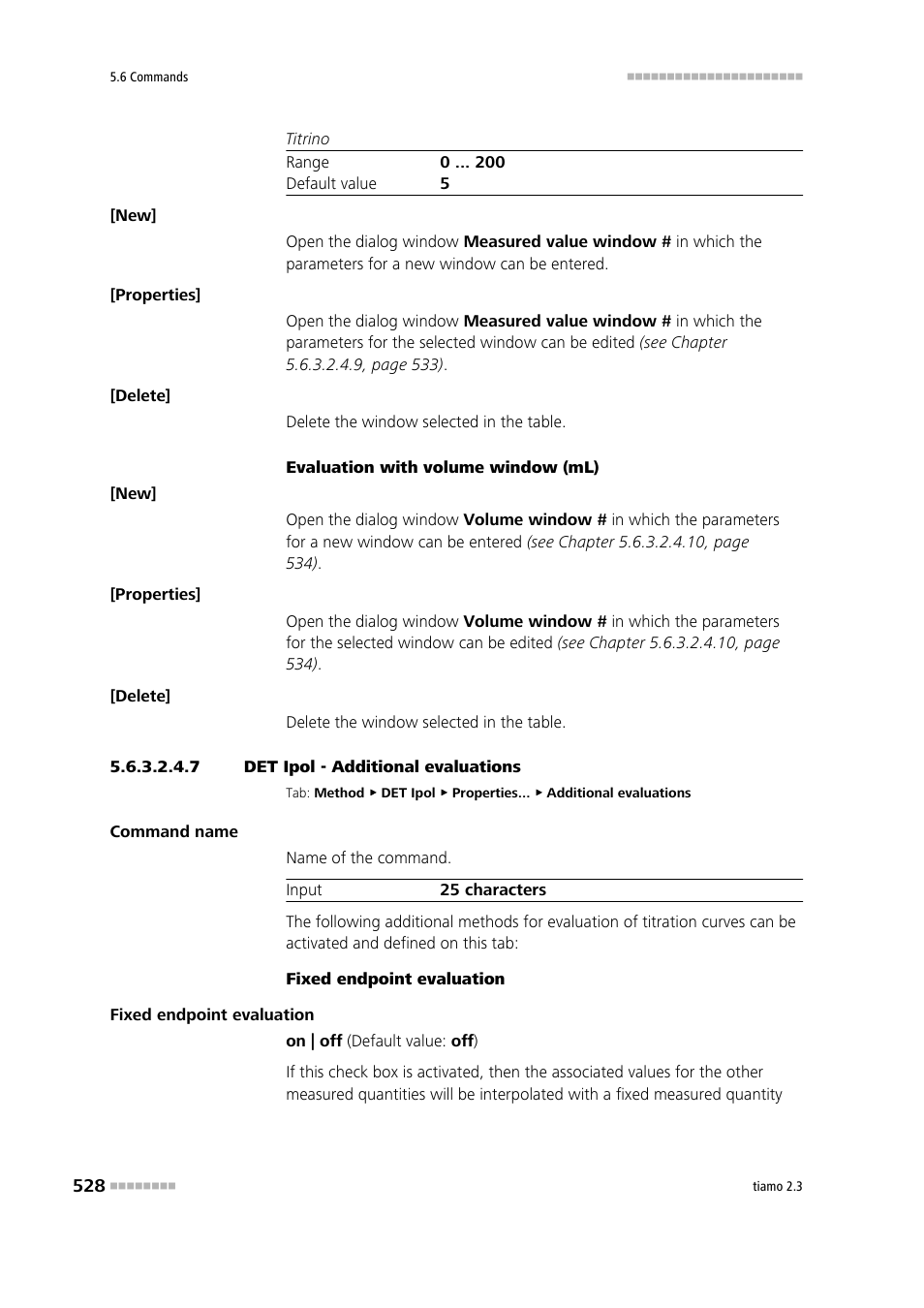 7 det ipol - additional evaluations | Metrohm tiamo 2.3 Manual User Manual | Page 544 / 1697