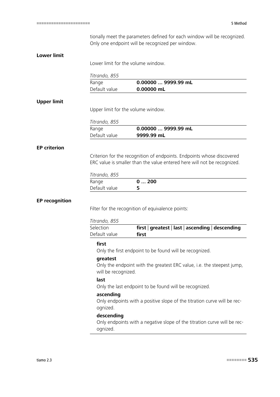 Metrohm tiamo 2.3 Manual User Manual | Page 551 / 1697