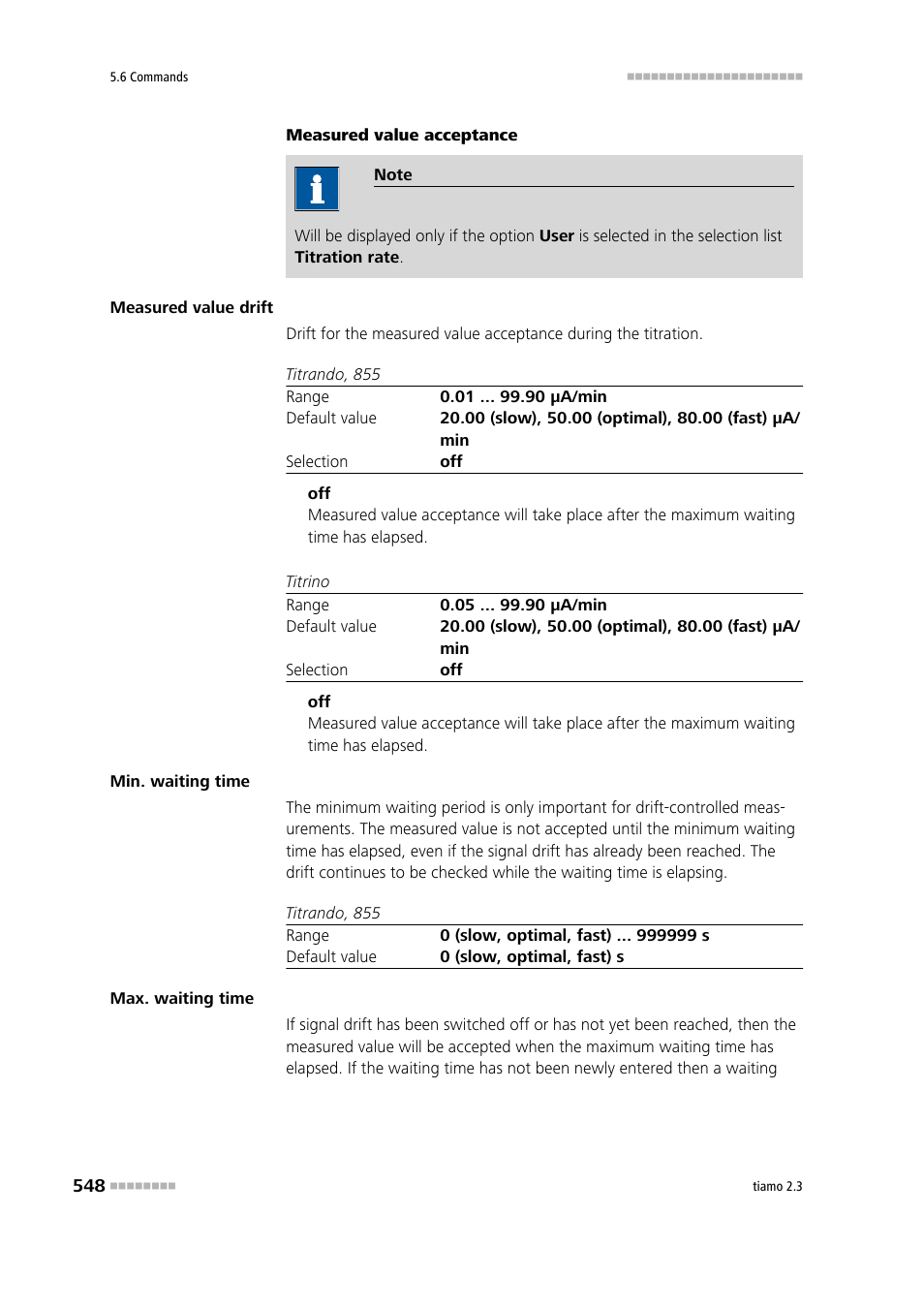Metrohm tiamo 2.3 Manual User Manual | Page 564 / 1697