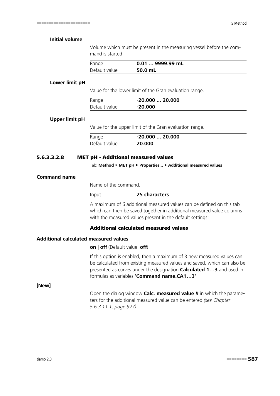 8 met ph - additional measured values | Metrohm tiamo 2.3 Manual User Manual | Page 603 / 1697