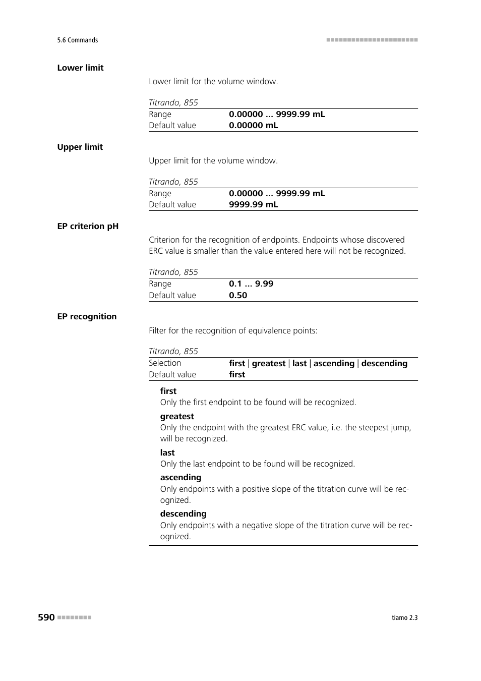 Metrohm tiamo 2.3 Manual User Manual | Page 606 / 1697