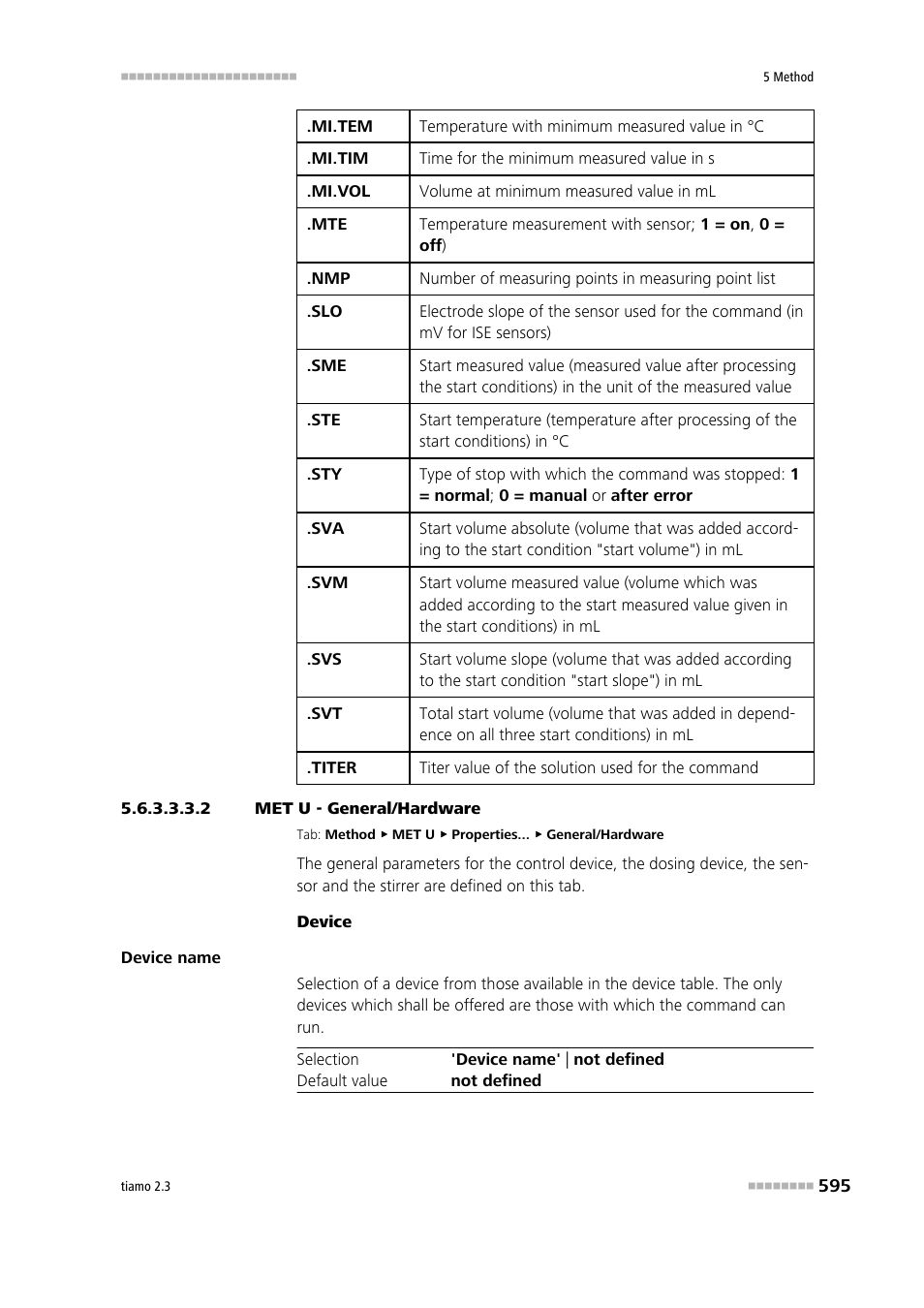 2 met u - general/hardware, General/hardware | Metrohm tiamo 2.3 Manual User Manual | Page 611 / 1697