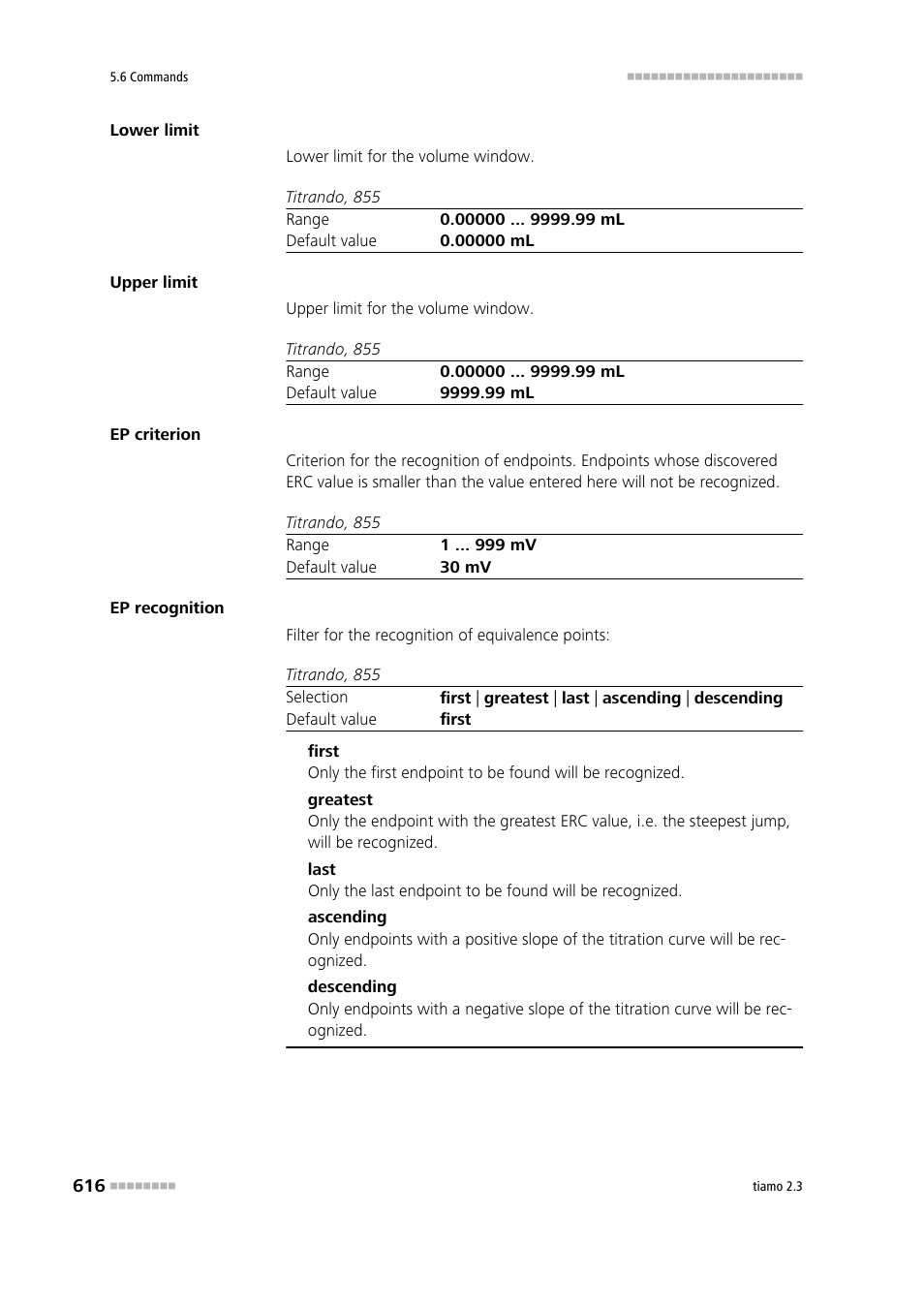 Metrohm tiamo 2.3 Manual User Manual | Page 632 / 1697