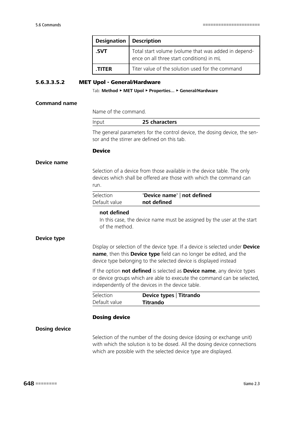 2 met upol - general/hardware, General/hardware | Metrohm tiamo 2.3 Manual User Manual | Page 664 / 1697