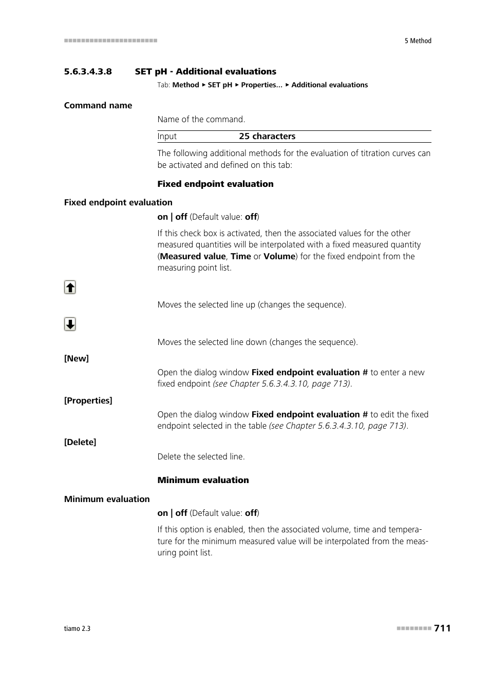 8 set ph - additional evaluations, Additional evaluations | Metrohm tiamo 2.3 Manual User Manual | Page 727 / 1697