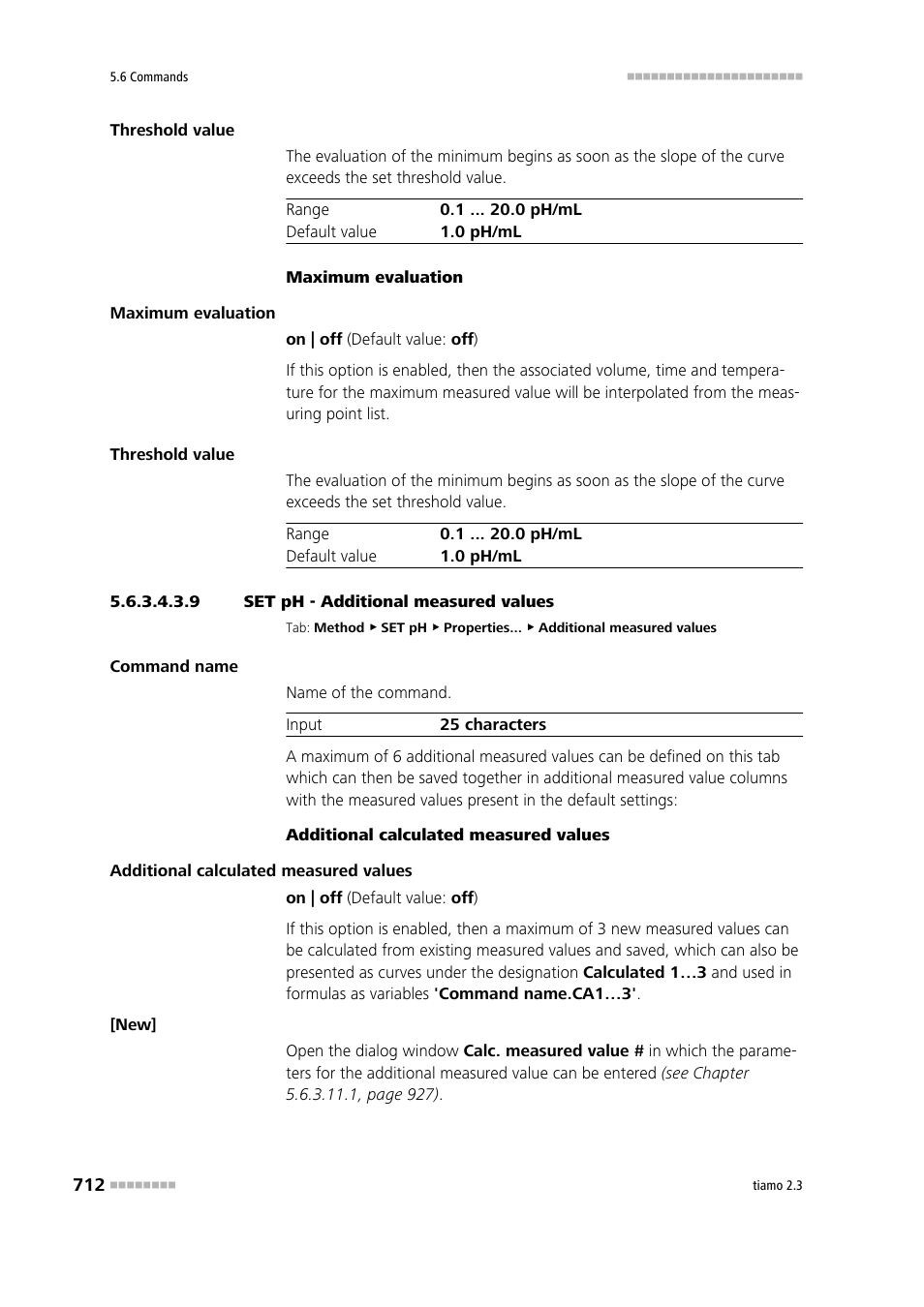 9 set ph - additional measured values, Additional measured values | Metrohm tiamo 2.3 Manual User Manual | Page 728 / 1697