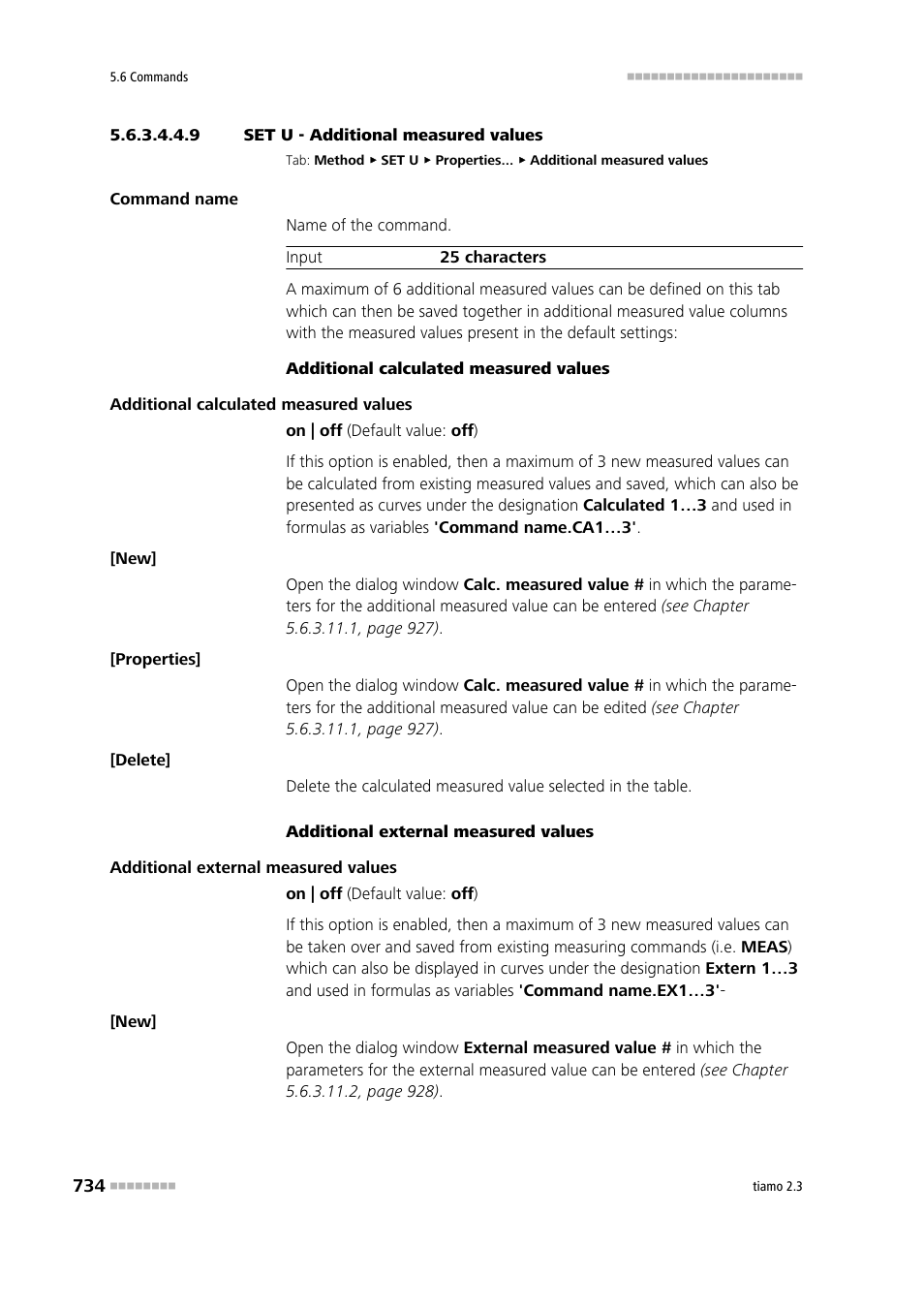 9 set u - additional measured values, Additional measured values | Metrohm tiamo 2.3 Manual User Manual | Page 750 / 1697