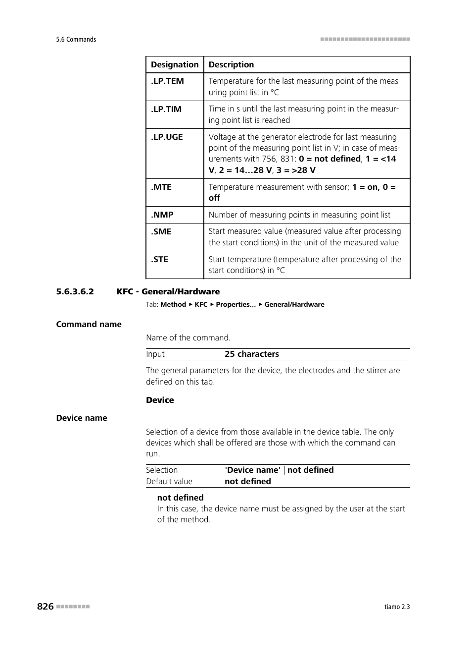 2 kfc - general/hardware | Metrohm tiamo 2.3 Manual User Manual | Page 842 / 1697