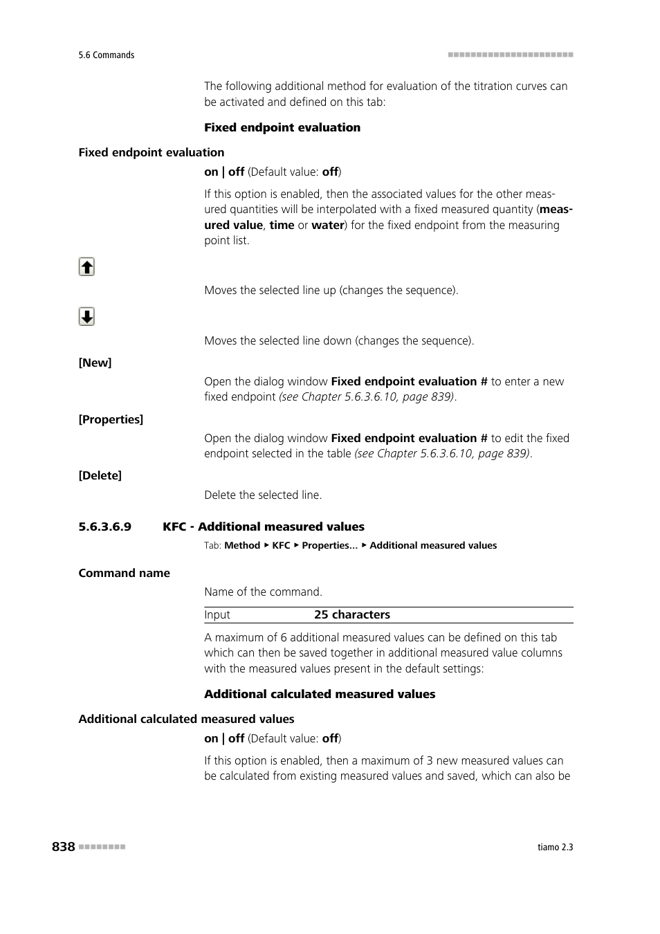 9 kfc - additional measured values, Additional measured values | Metrohm tiamo 2.3 Manual User Manual | Page 854 / 1697