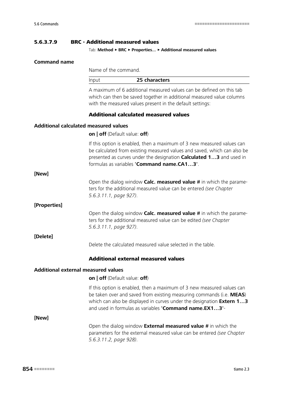 9 brc - additional measured values, Additional measured values | Metrohm tiamo 2.3 Manual User Manual | Page 870 / 1697