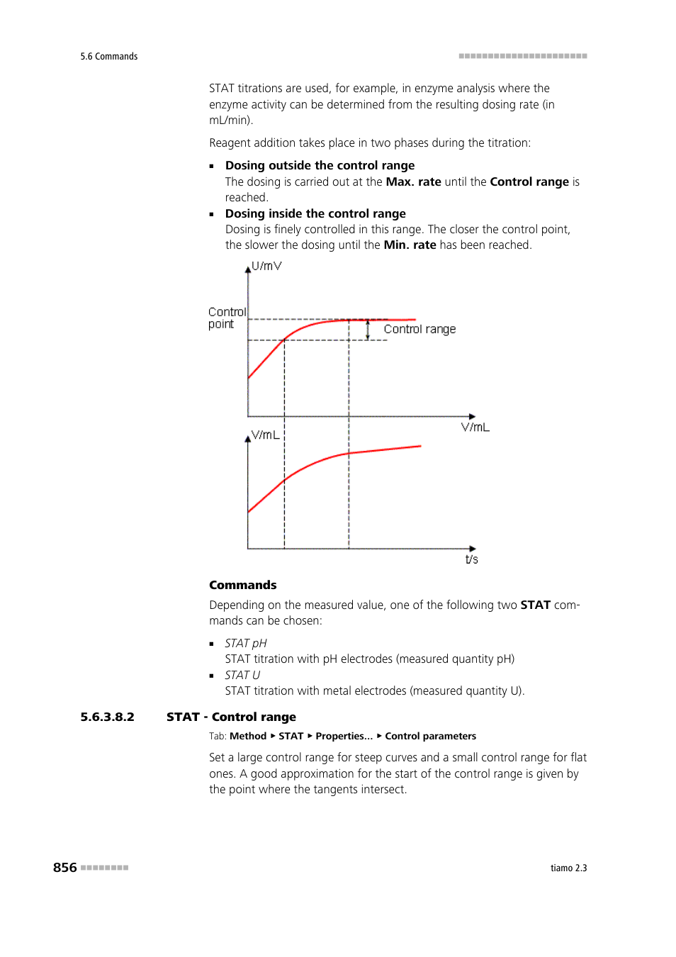 2 stat - control range | Metrohm tiamo 2.3 Manual User Manual | Page 872 / 1697