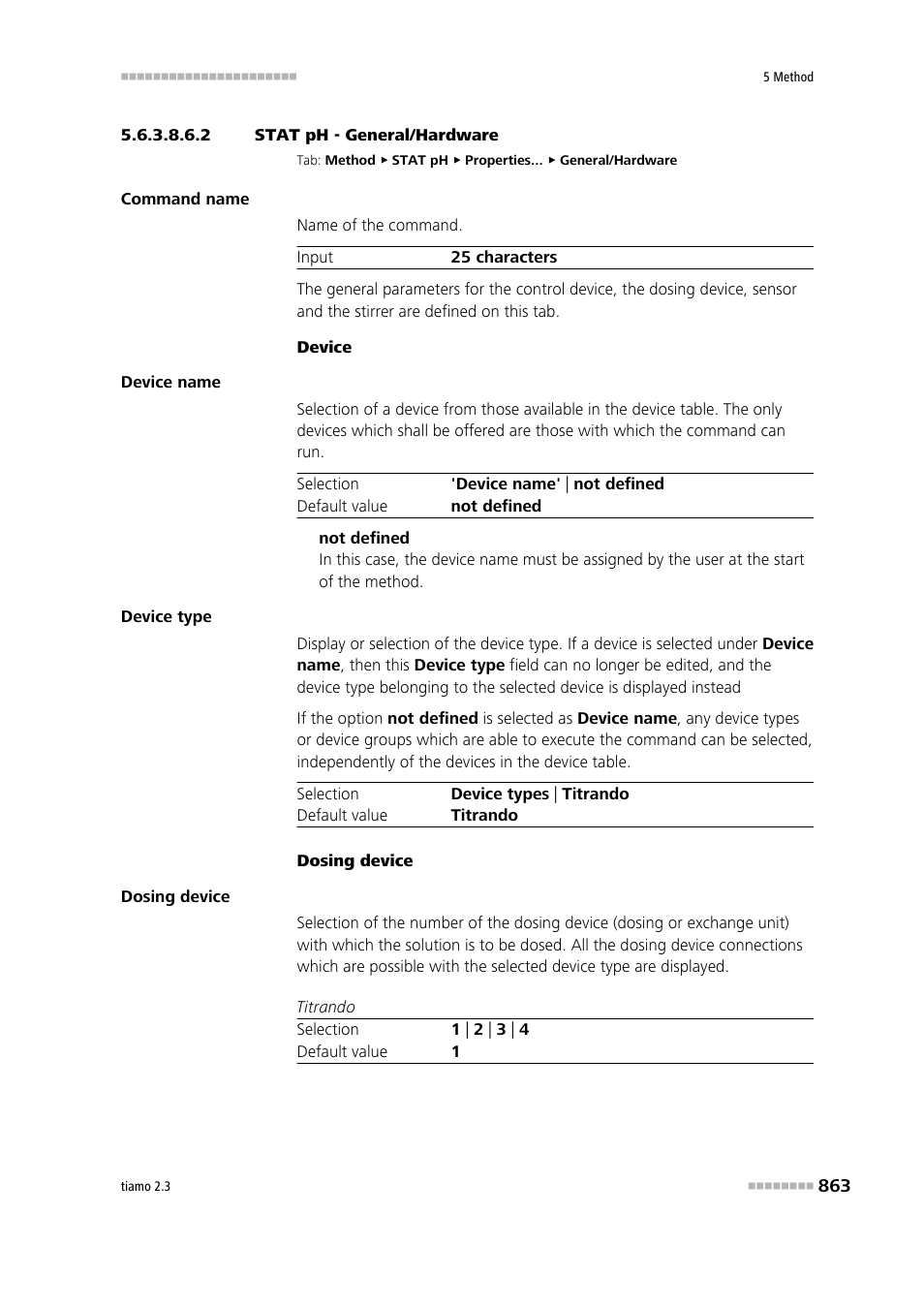 2 stat ph - general/hardware, General/hardware | Metrohm tiamo 2.3 Manual User Manual | Page 879 / 1697