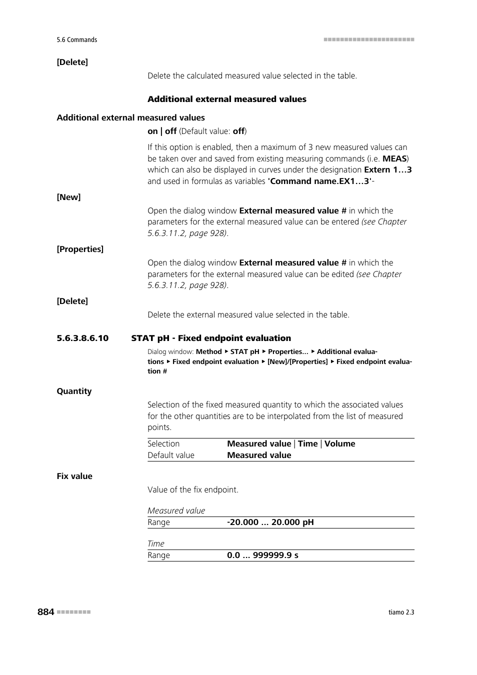 10 stat ph - fixed endpoint evaluation | Metrohm tiamo 2.3 Manual User Manual | Page 900 / 1697