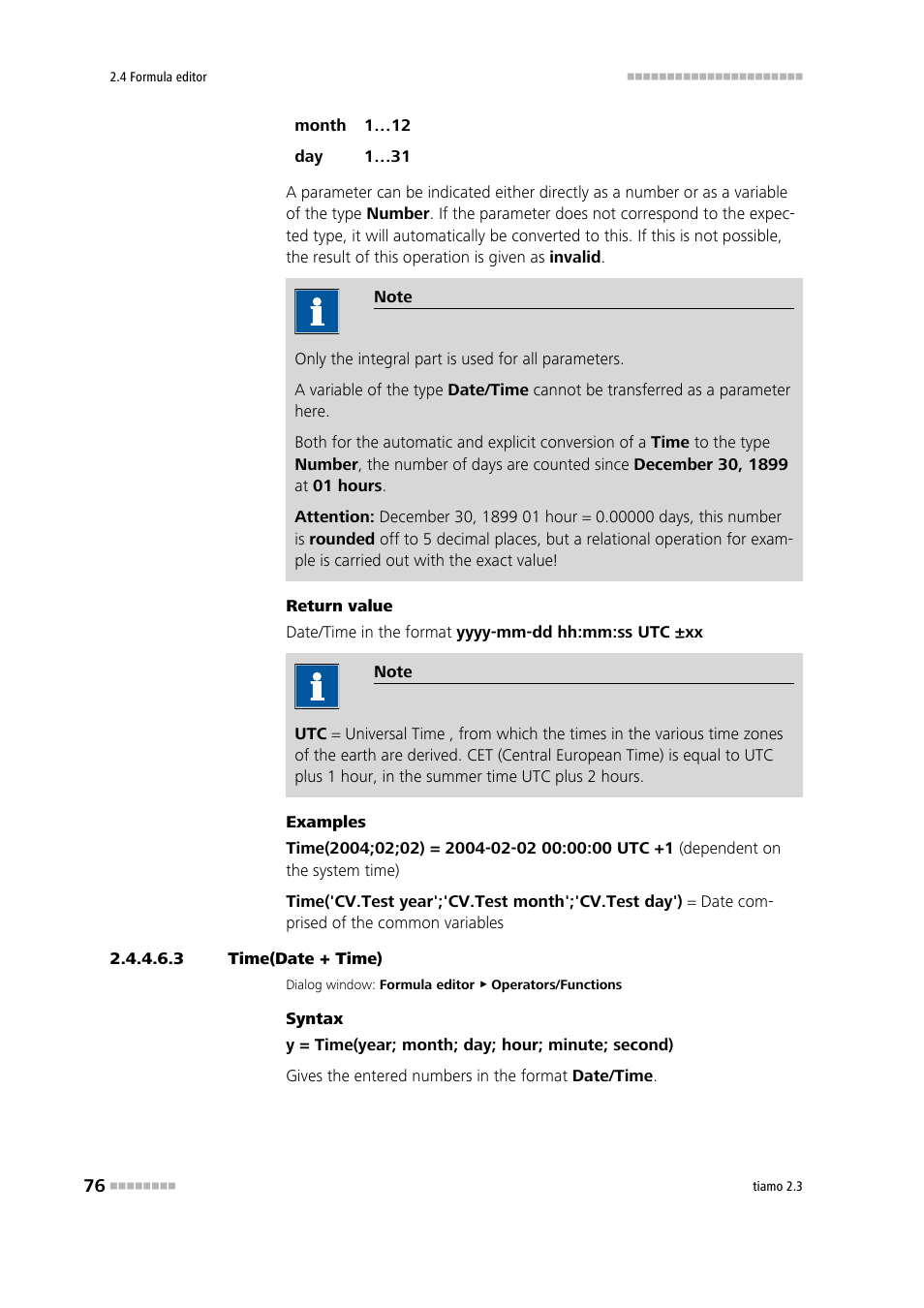 3 time(date + time), Time(date+time) | Metrohm tiamo 2.3 Manual User Manual | Page 92 / 1697