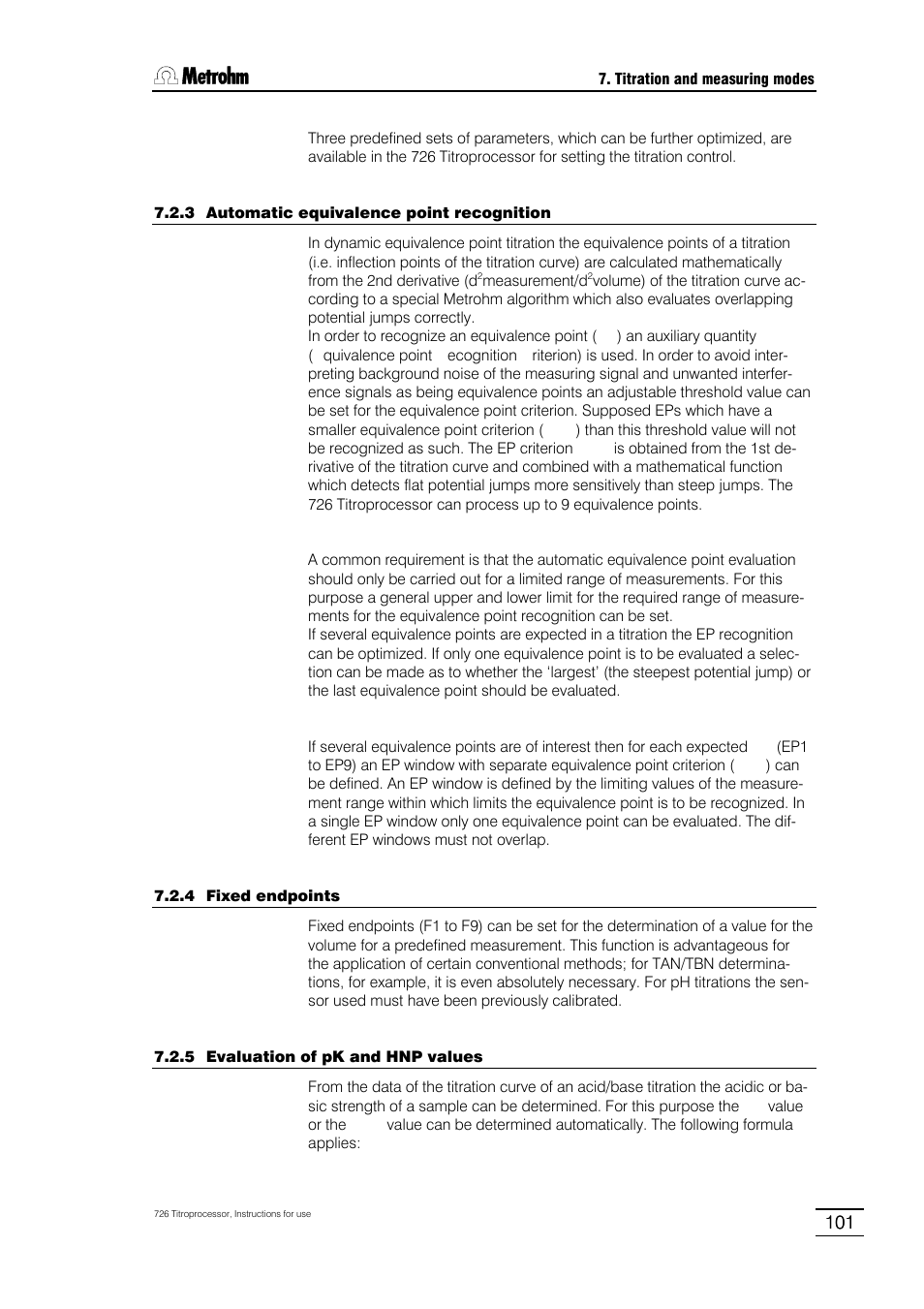 Metrohm 726 Titroprocessor User Manual | Page 107 / 307