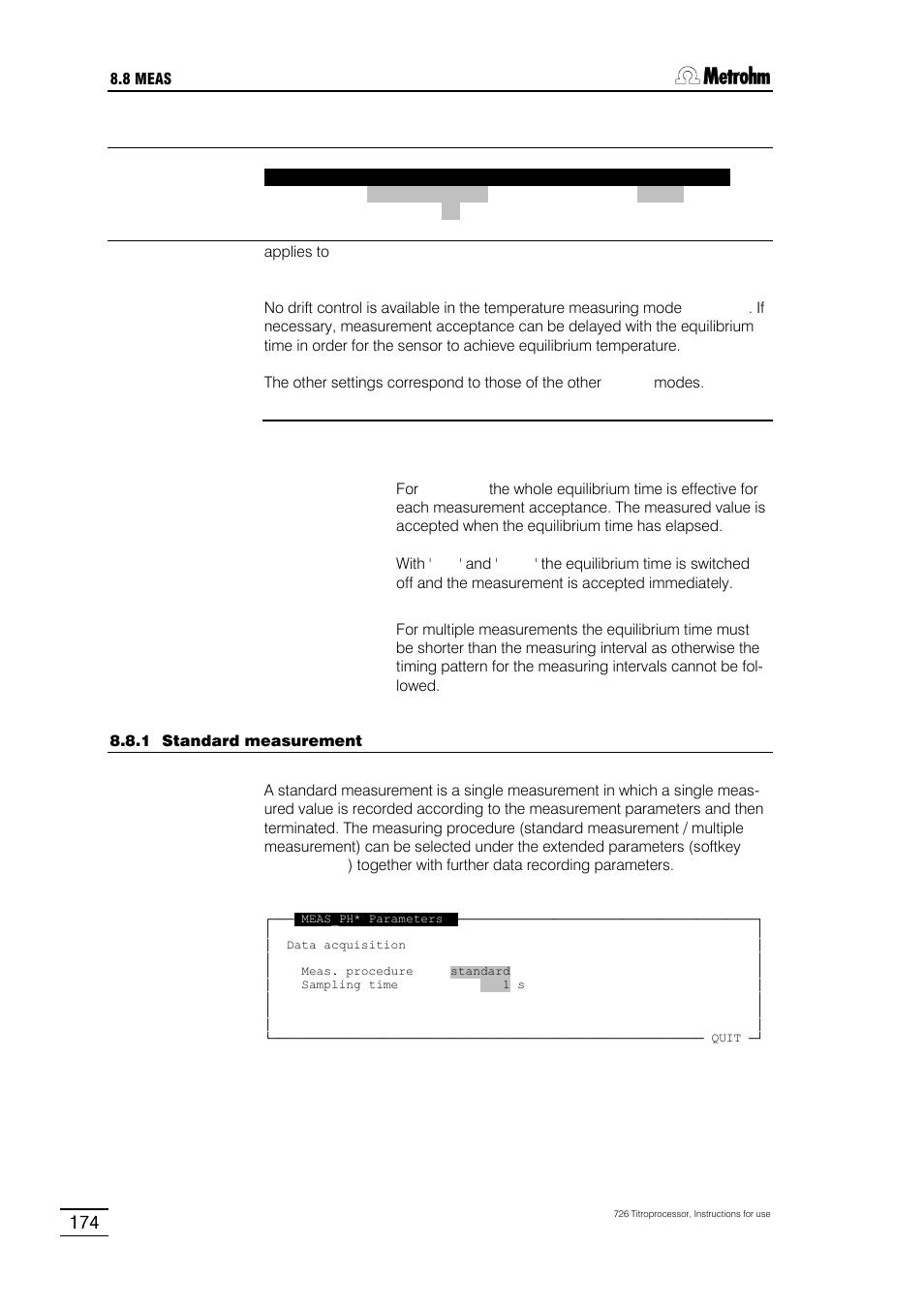 Metrohm 726 Titroprocessor User Manual | Page 180 / 307