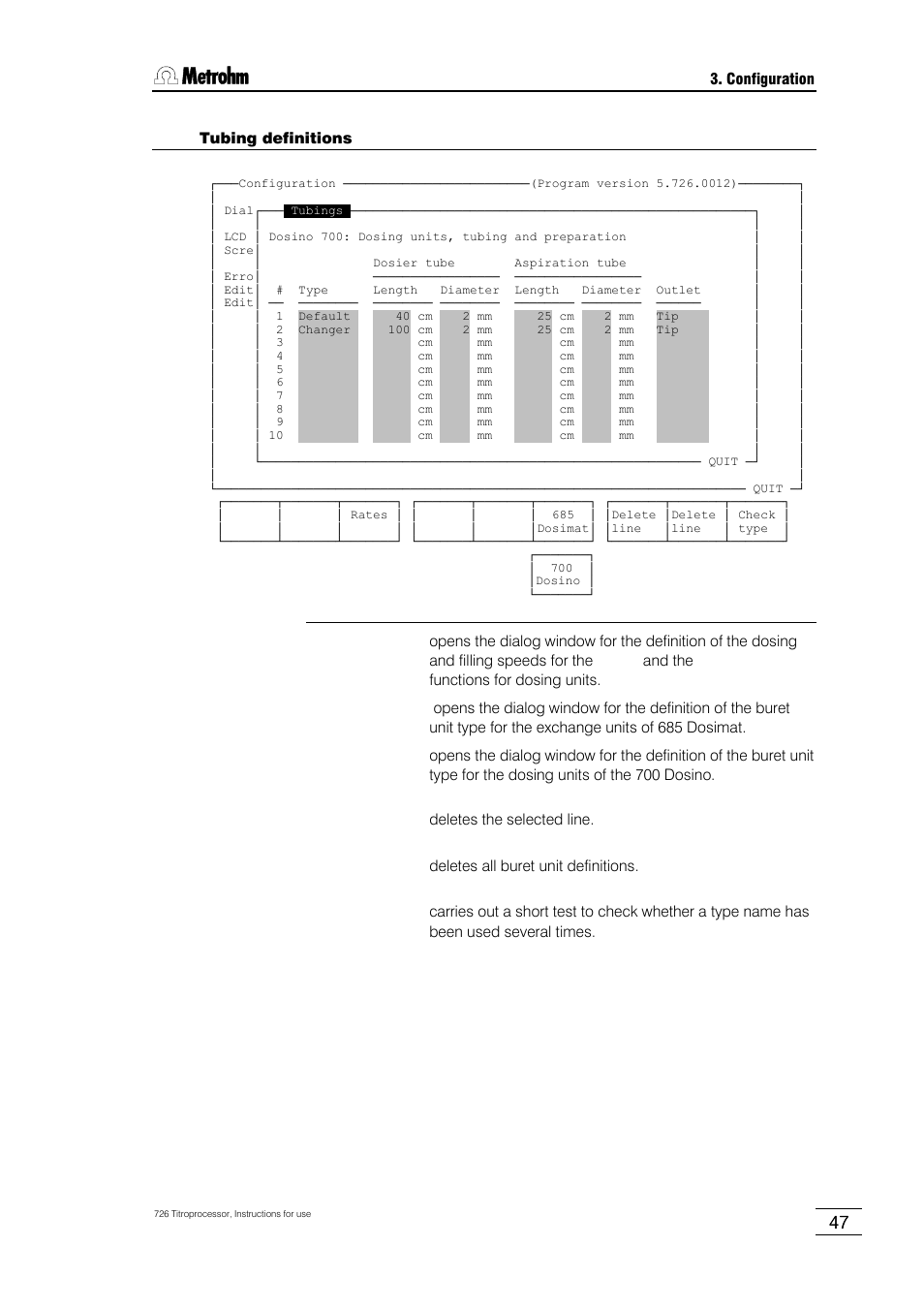 Metrohm 726 Titroprocessor User Manual | Page 53 / 307