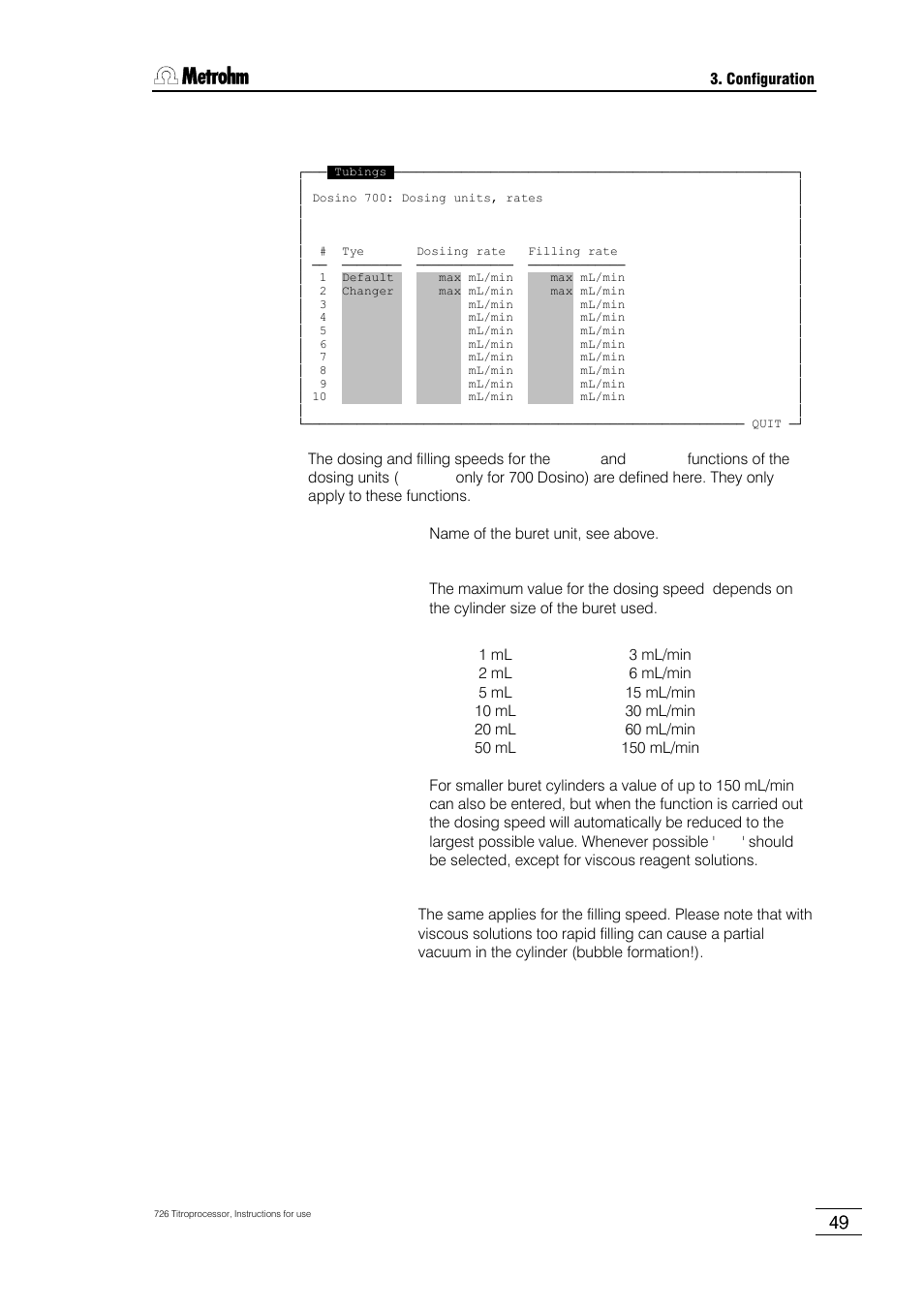 Metrohm 726 Titroprocessor User Manual | Page 55 / 307