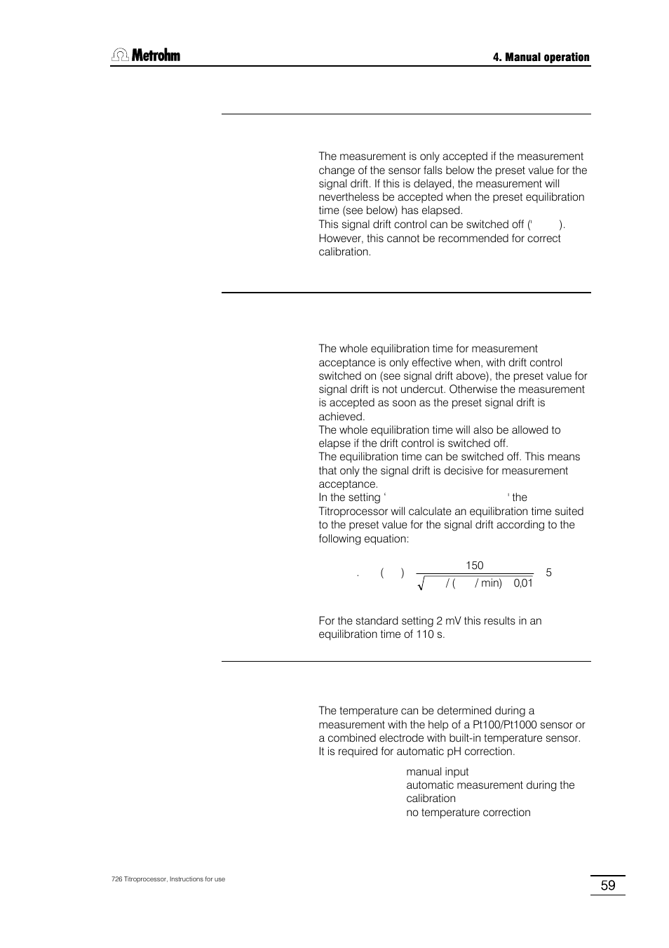 Metrohm 726 Titroprocessor User Manual | Page 65 / 307