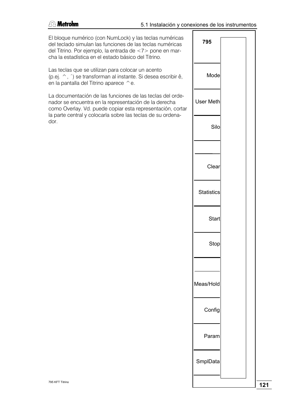 Metrohm 795 KFT Titrino User Manual | Page 125 / 154