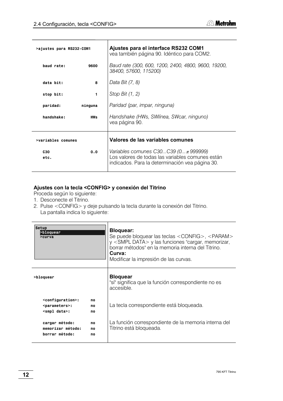 Metrohm 795 KFT Titrino User Manual | Page 16 / 154