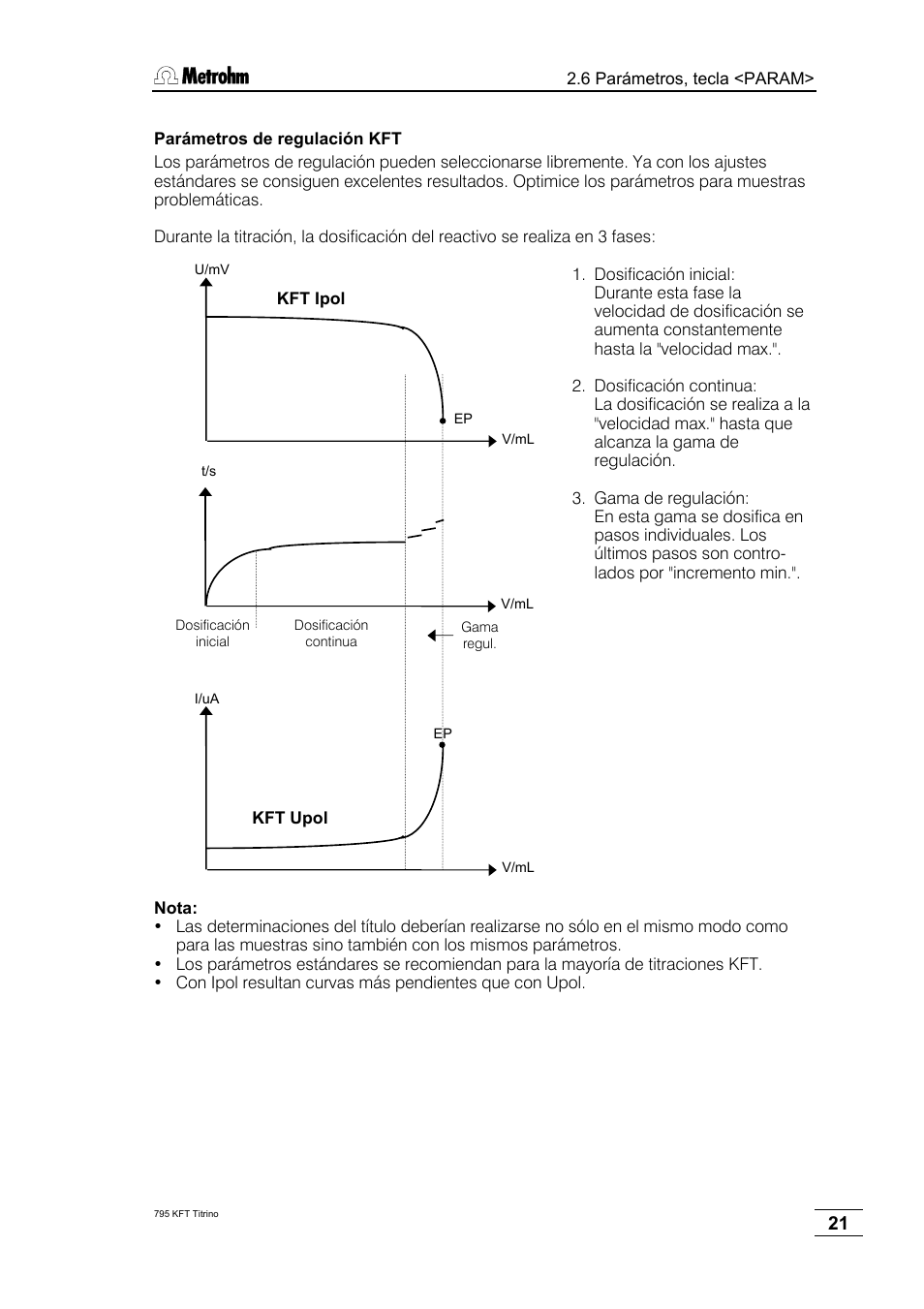 Metrohm 795 KFT Titrino User Manual | Page 25 / 154