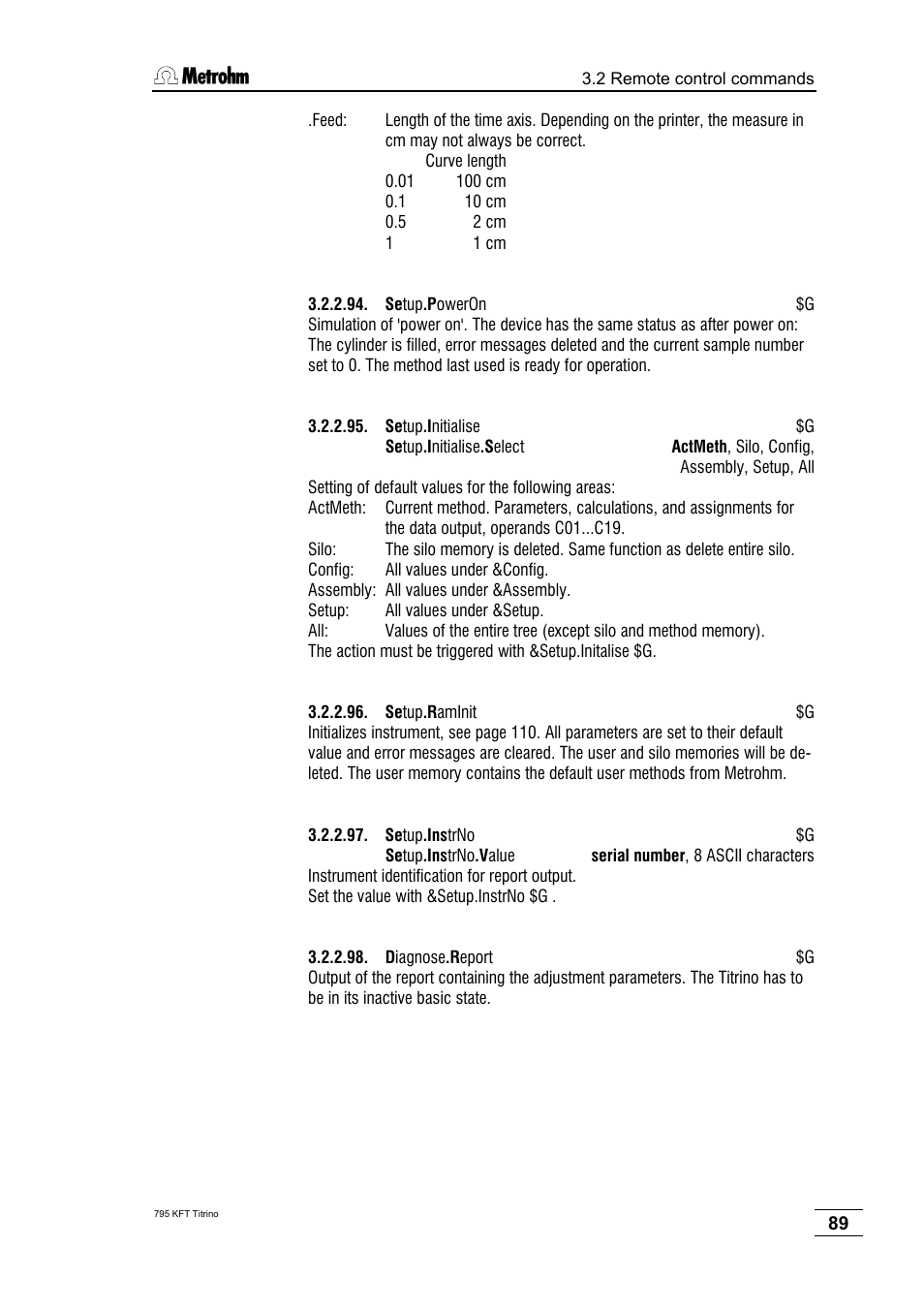 Metrohm 795 KFT Titrino User Manual | Page 93 / 154