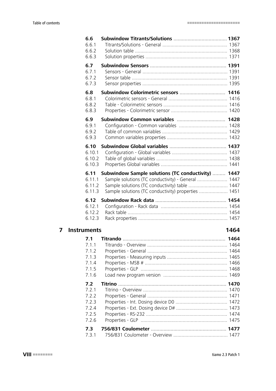 Metrohm tiamo 2.3 Patch 1 User Manual | Page 10 / 1702